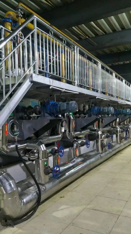 臥式動物油生產線局部